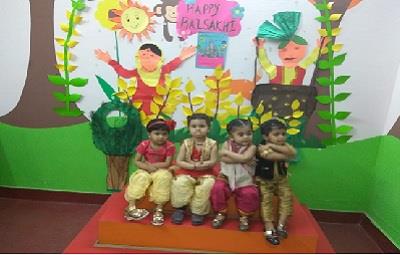 Baisakhi Celebrated At Goodwill Kindergarten, Om Vihar 